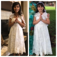 Restyling the First Communion Dress : Tina Scarlatella